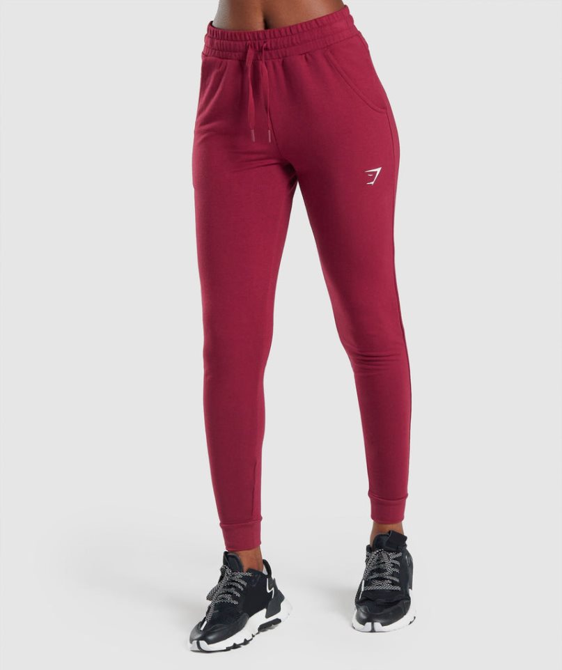 Women\'s Gymshark Pippa Training Jogger Burgundy | NZ 8AREYC